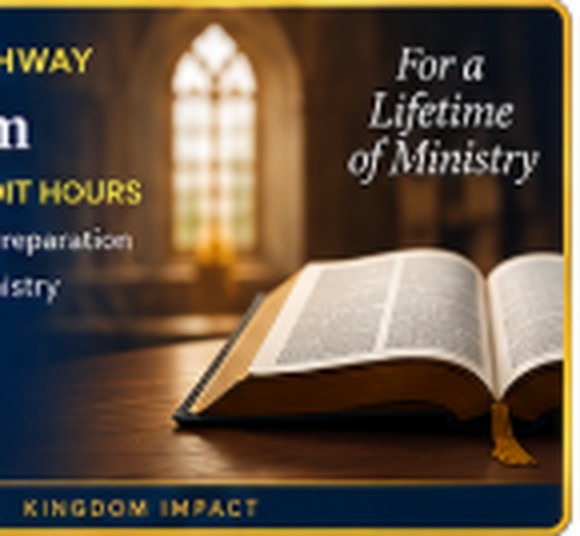 Bible and ministry study setting representing the Master of Divinity pathway