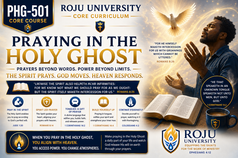 Praying in the Holy Ghost
