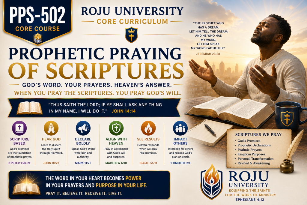 Prophetic Praying of Scriptures