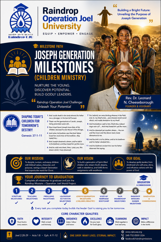 Joseph Generation Milestones