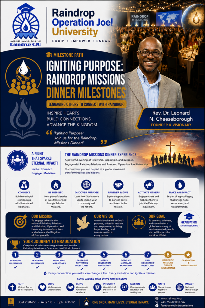 Raindrop Missions Dinner