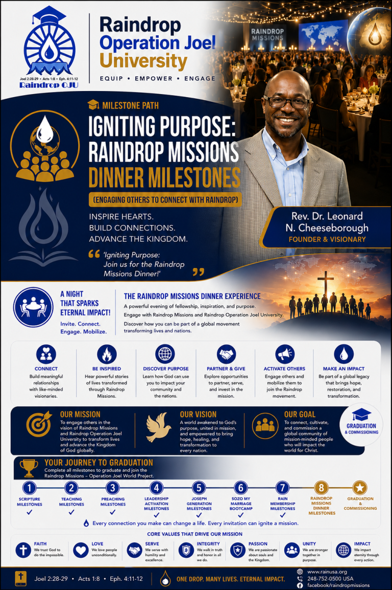 Raindrop Missions Dinner