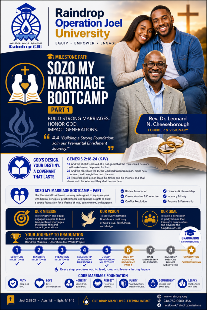 SOZO My Marriage Bootcamp — Part 1