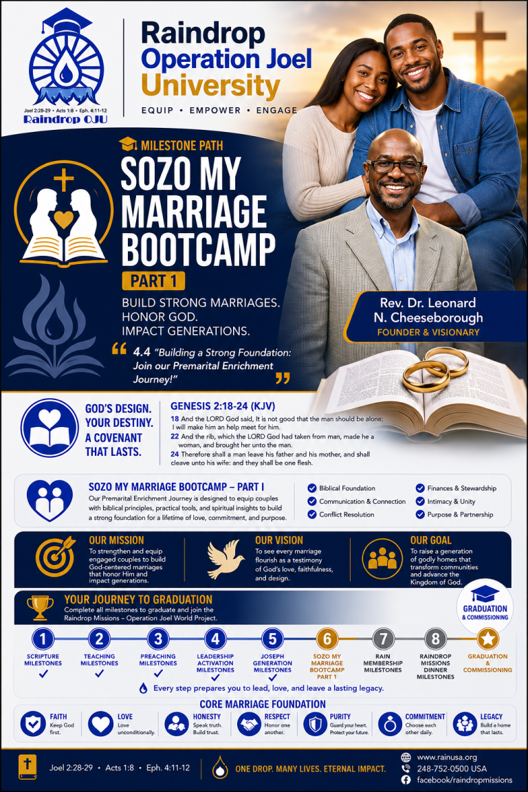 SOZO My Marriage Bootcamp — Part 1